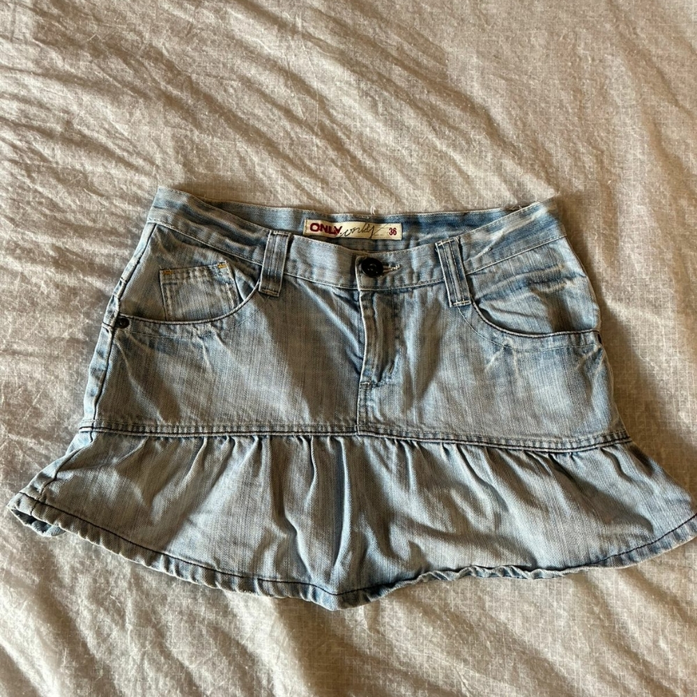 ONLY denim mini skirt - Picture 12 of 16